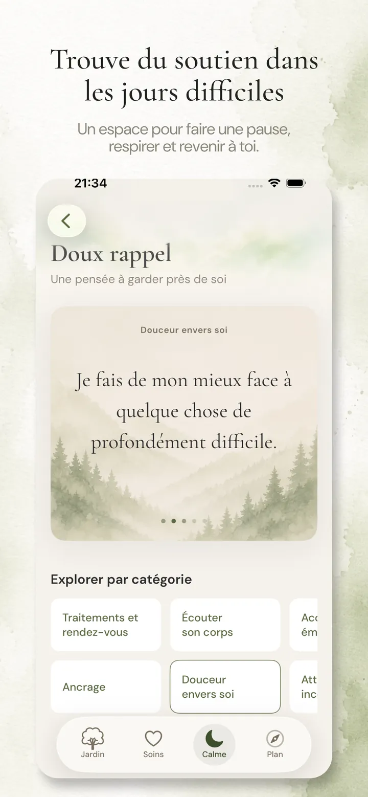 Écran Soutien bienveillant d'Anviah